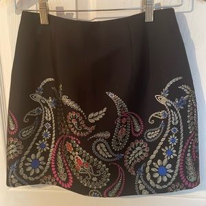Ted Baker Black glittery skirt